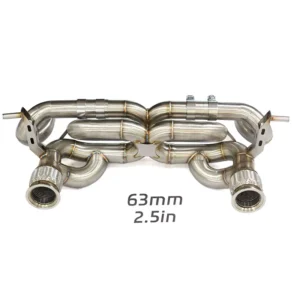 BNB Titaniumz Valvetronic Exhaust Dual X Pipe Stainless for Lamborghini Huracan EVO STO