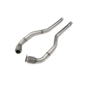 BNB Stainless Steel Exhaust System Resonant Tube for Porsche Macan Turbo 3.6T Silver