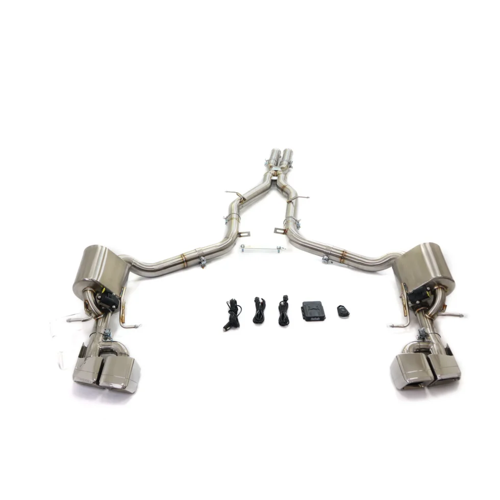 BNB Stainless Steel Catback Exhaust System for Mercedes CLS550 5.5T W218 120x60x50 Silvery