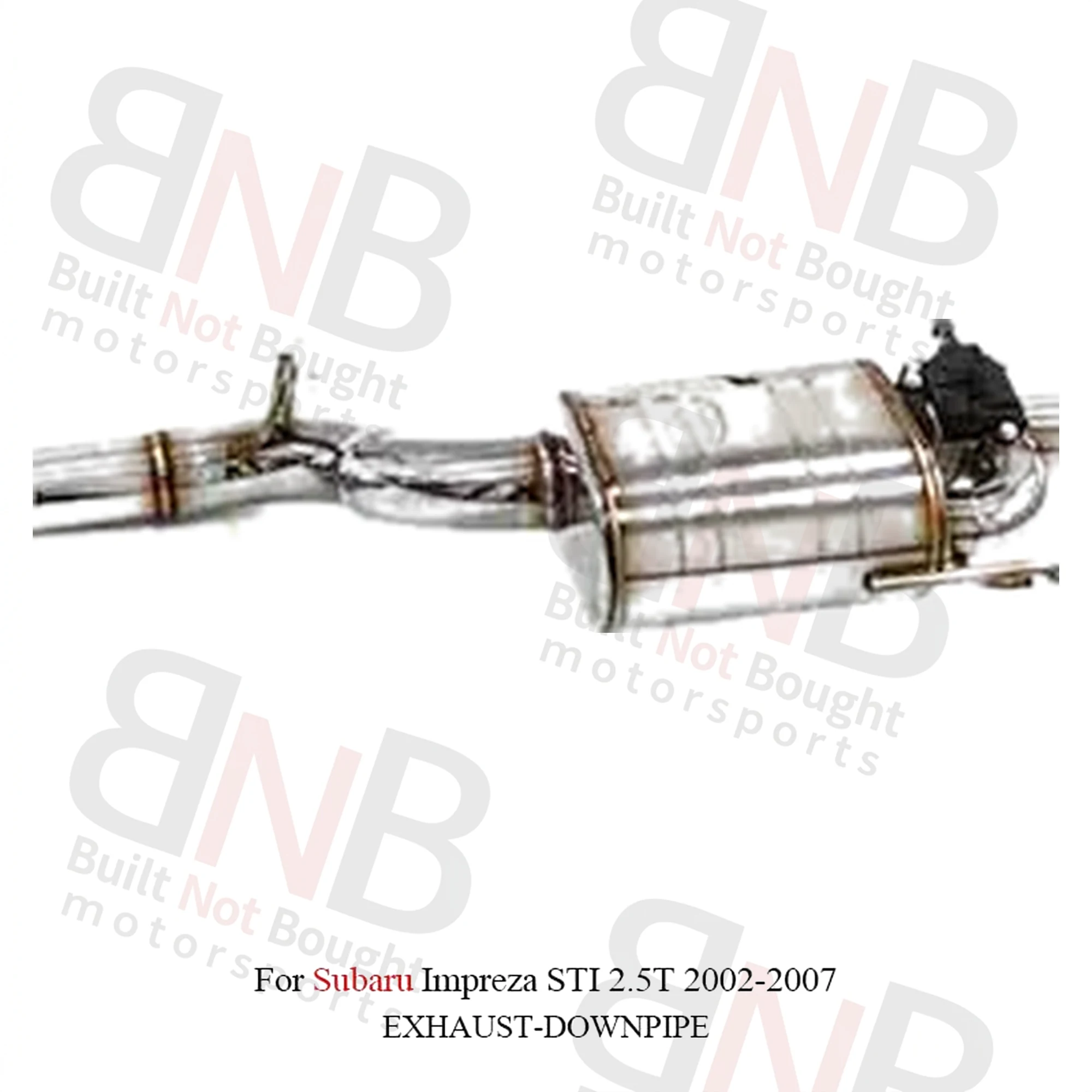 BNB Titaniumz Stainless Steel Catback Exhaust for Impreza STI 2.5T 2002-2007