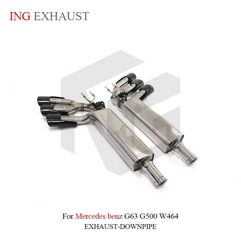 BNB Titaniumz Catback Exhaust System for Mercedes Benz G-Class 120x50x40mm Silvery