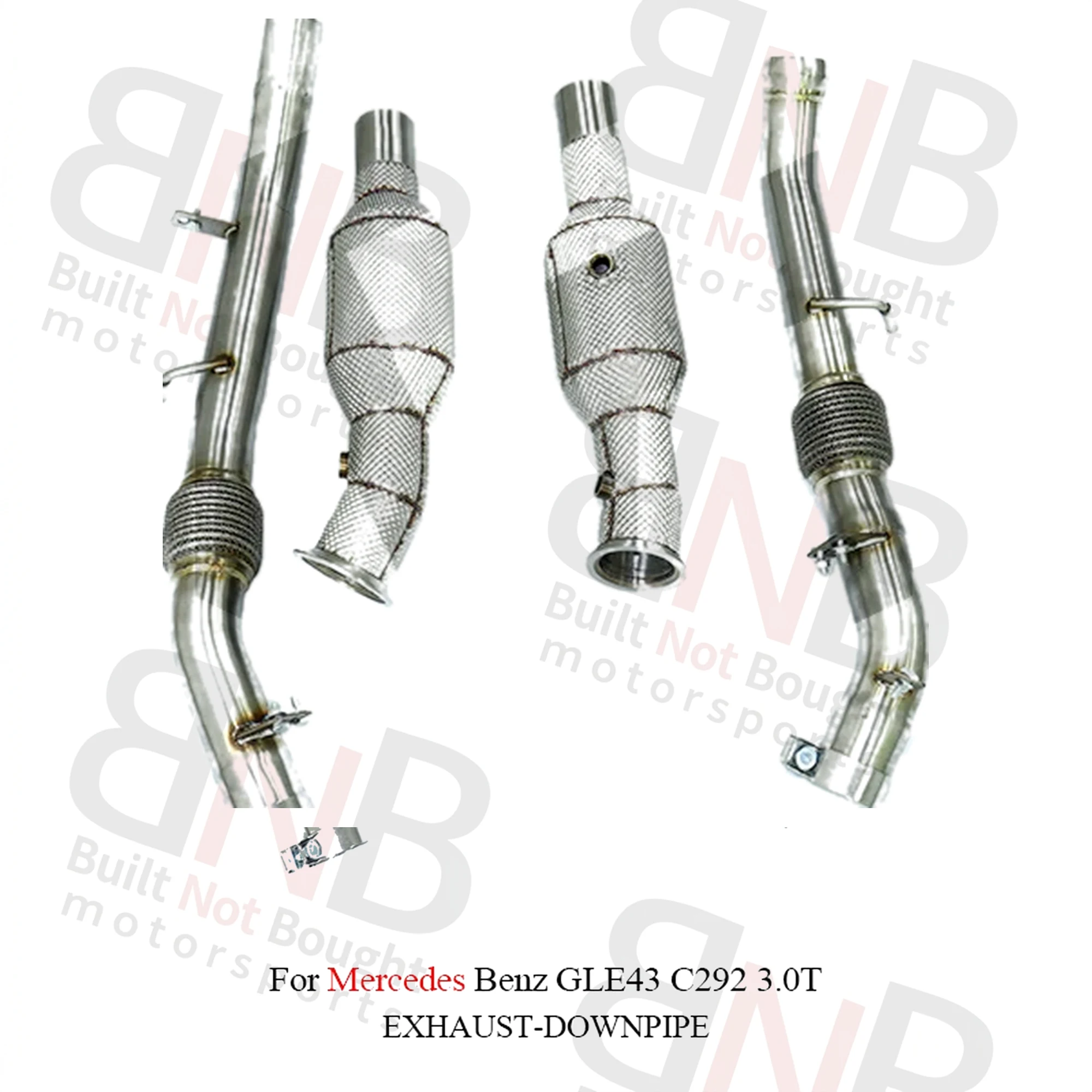 BNB Stainless Steel Downpipe for Mercedes Benz GLE43 C292 3.0T