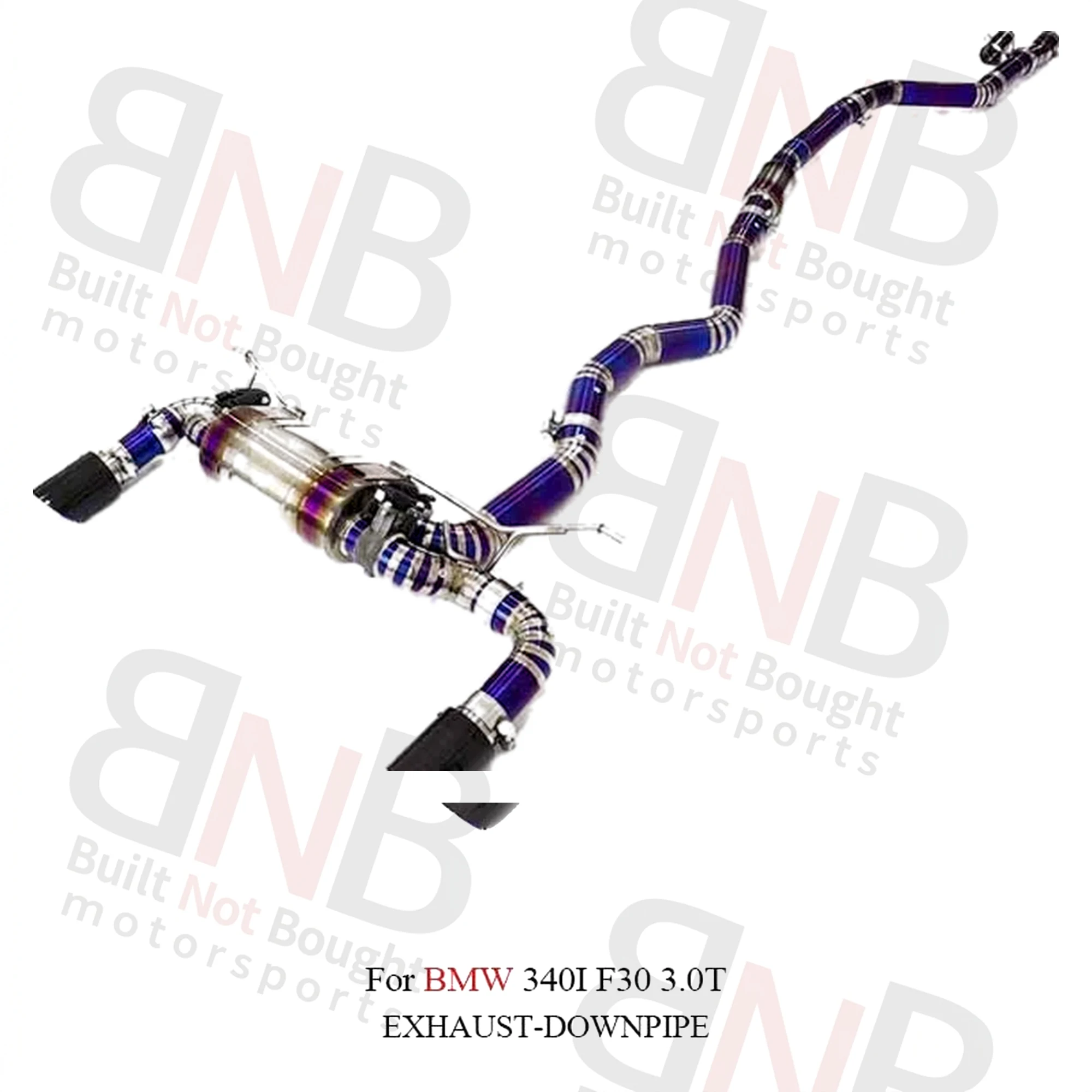 BNB Titaniumz Catback Exhaust System for BMW 340i F30 3.0T
