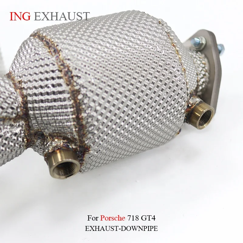 BNB Titaniumz Stainless Steel Downpipe Header Exhaust for Porsche 718 GT4