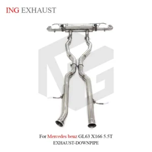 BNB Titaniumz Stainless Steel Valved Exhaust Muffler for Mercedes GL63 X166 5.5T