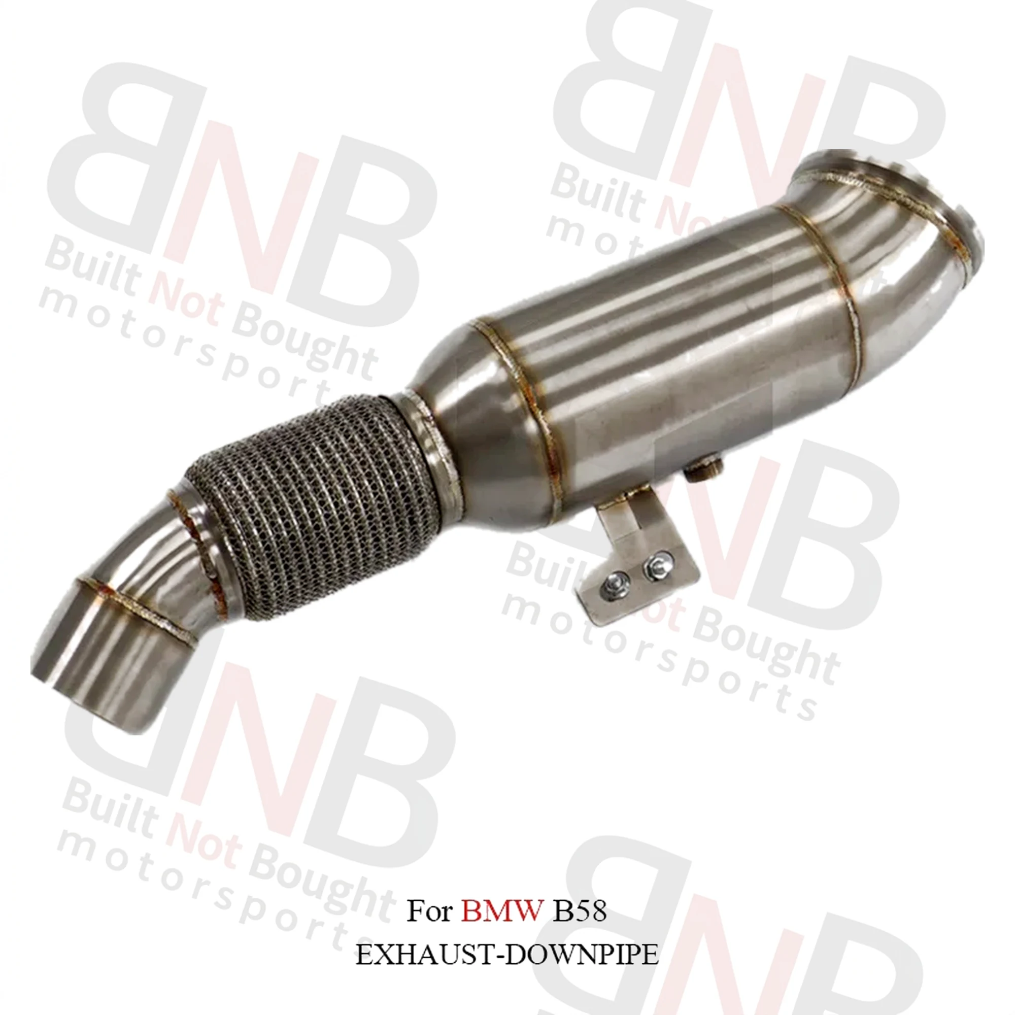 BNB Titaniumz Stainless Steel Exhaust Downpipe for BMW B58 Silvery 80x40x30cm