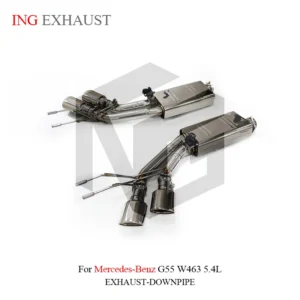 BNB Titaniumz Mercedes Benz G55 W463 5.4L Stainless Steel Catback Exhaust System