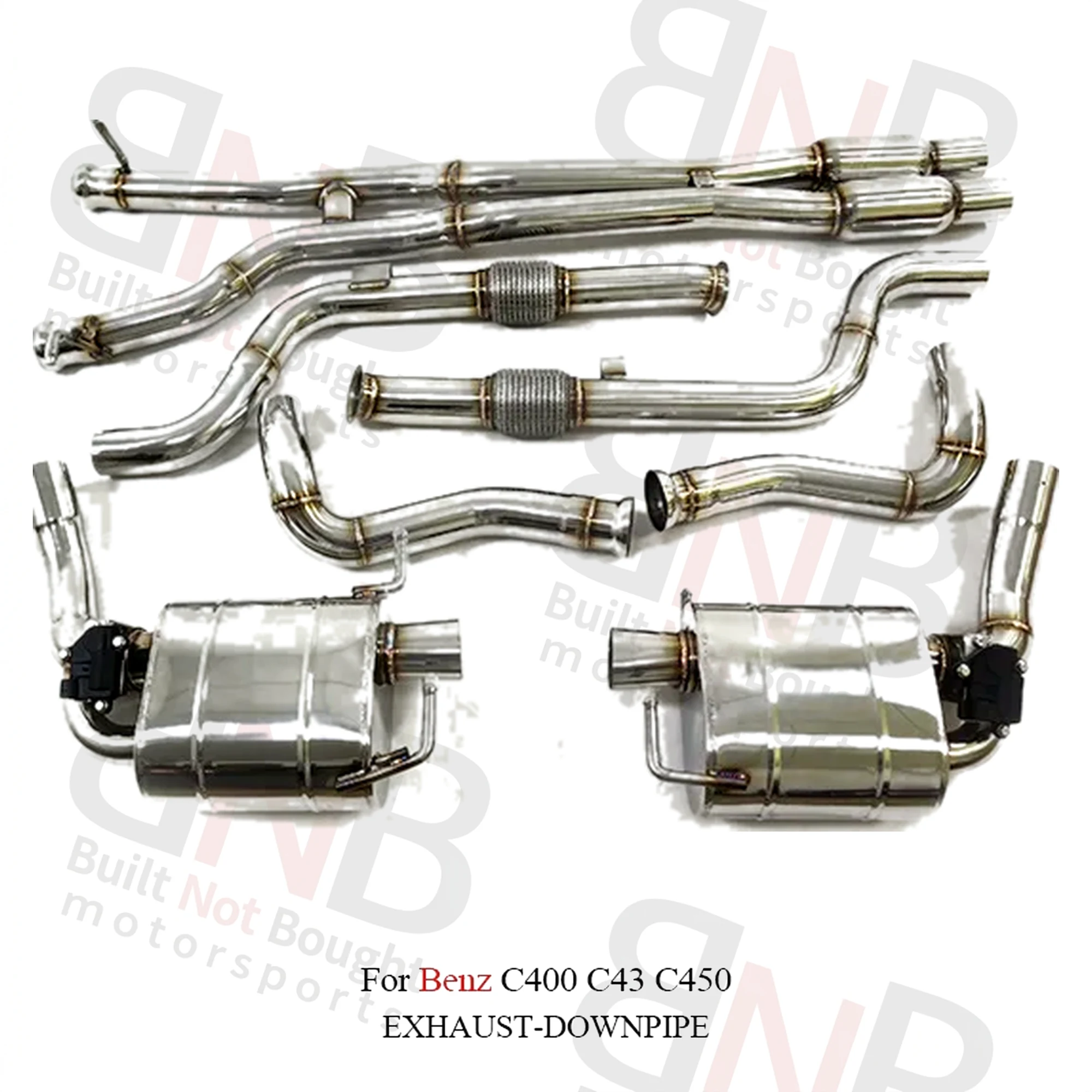 BNB for 2019+ Mercedes-Benz AMG C43 E43 E400 3.0T Catback Exhaust Valve 120x60x30