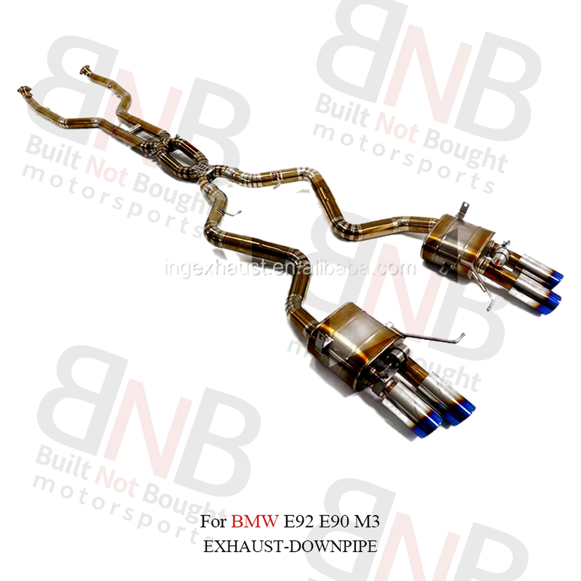 BNB Titaniumz Performance Catback Exhaust for BMW E92/E93 M3 2007-2009