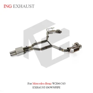 BNB Titaniumz Mercedes-Benz C63 W204 Catback Exhaust Stainless Steel Valved