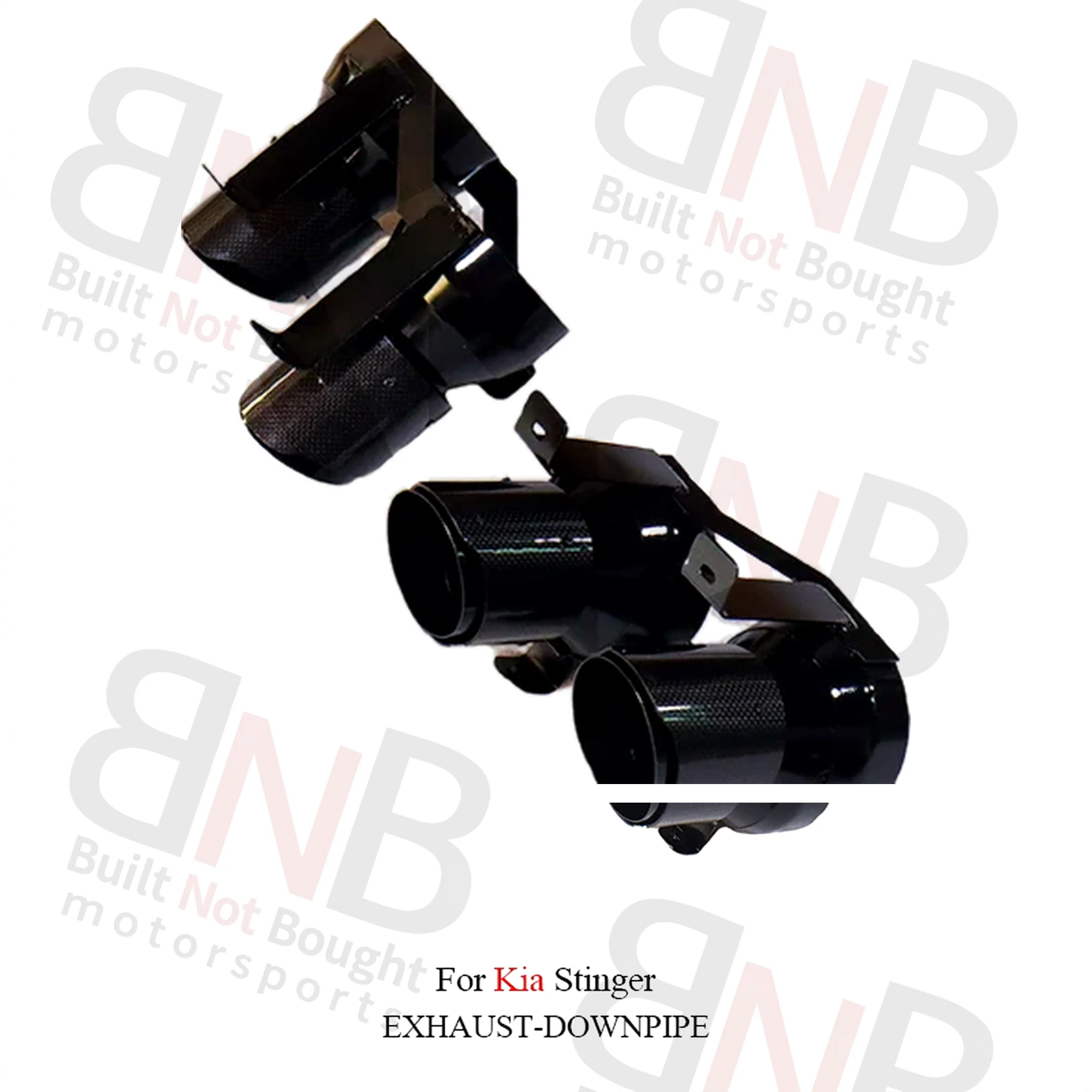 BNB BNB Titaniumz Exhaust System Stainless Steel for Kia Stinger Silvery 80x40x30