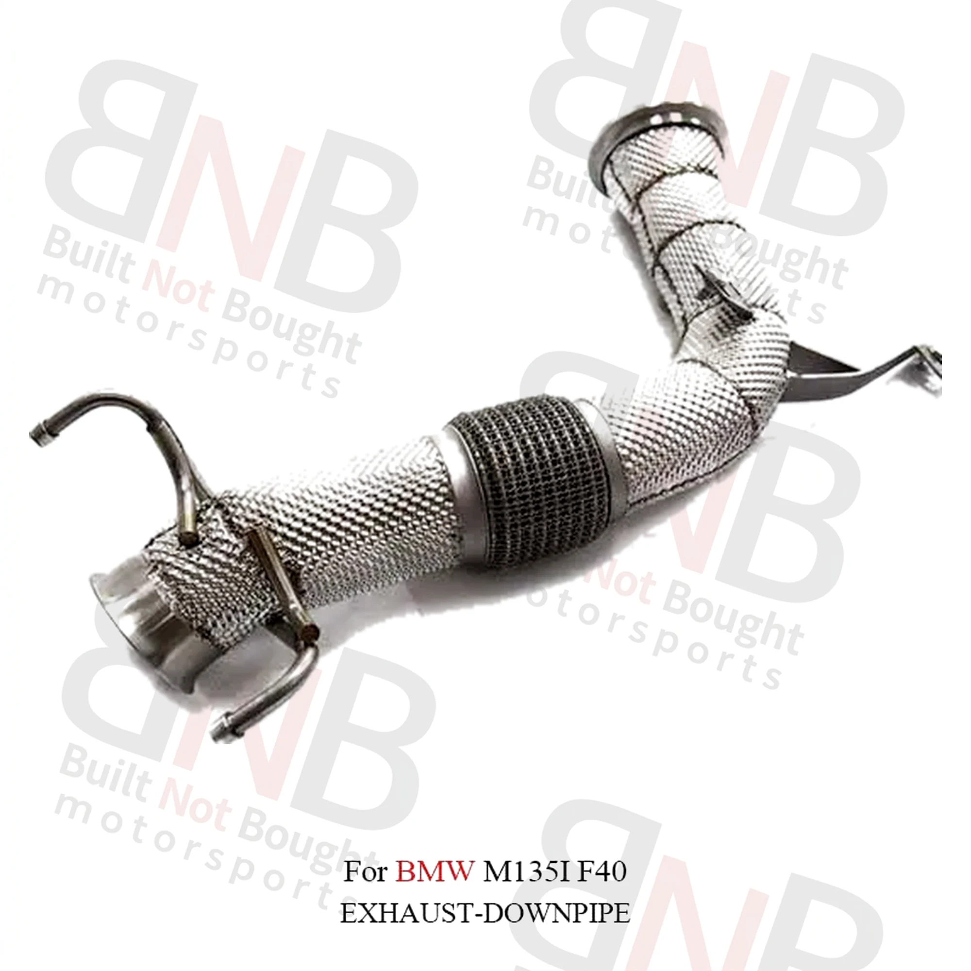 BNB Stainless Steel High Flow Downpipe for BMW M135i F40 Silvery