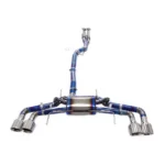 BNB BNB Titaniumz Valvetronic Exhaust for Nissan GT-R R35 Blue 120x60x50mm