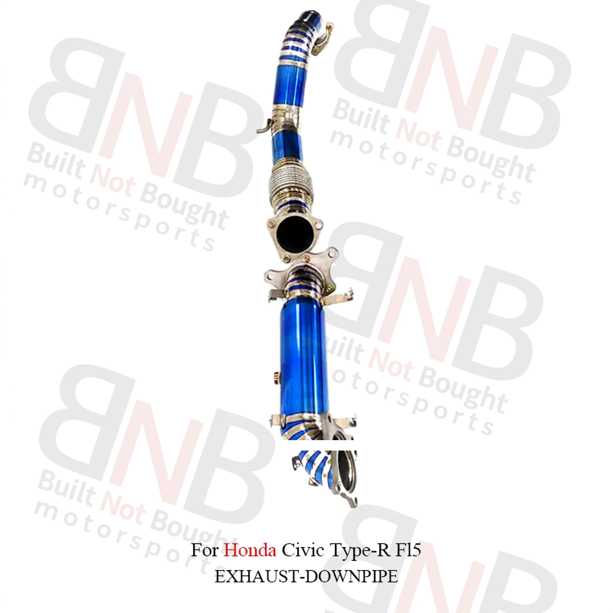 BNB Titaniumz Titanium Front Pipe for Honda Civic Type-R FL5 Blue