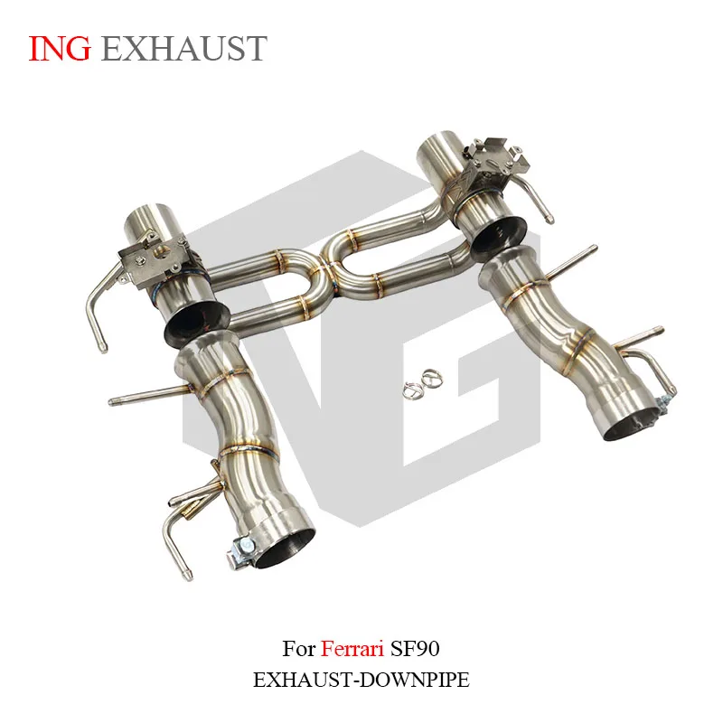 BNB Titaniumz Stainless Steel Exhaust Catback for Ferrari SF90 120x60x30cm Steel