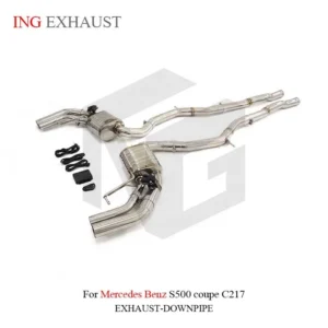 BNB Titaniumz Stainless Steel Exhaust Catback 1.5mm for Mercedes S500 C217