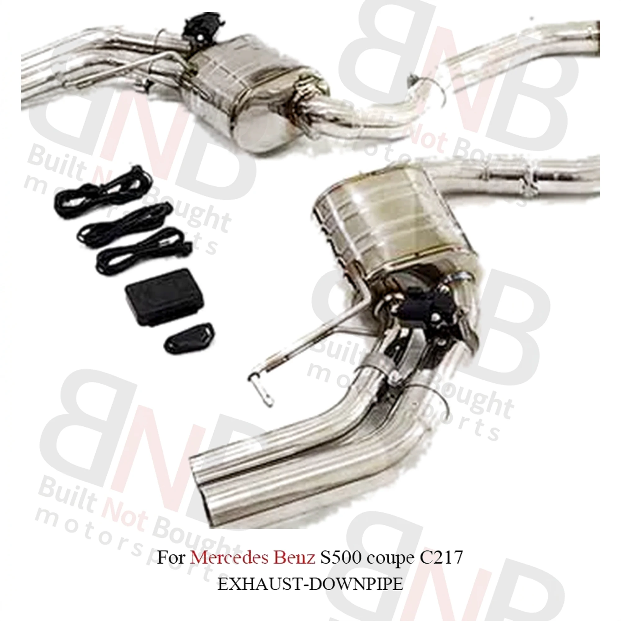 BNB Titaniumz Stainless Steel Exhaust Catback 1.5mm for Mercedes S500 C217