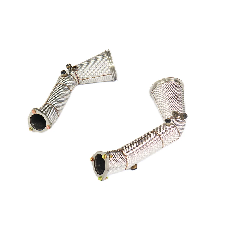 BNB Titaniumz Stainless Steel Exhaust Downpipe for Audi RS6 RS7 C8