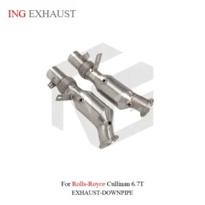 BNB Titaniumz Stainless Steel Downpipe for Rolls-Royce Cullinan 6.7T