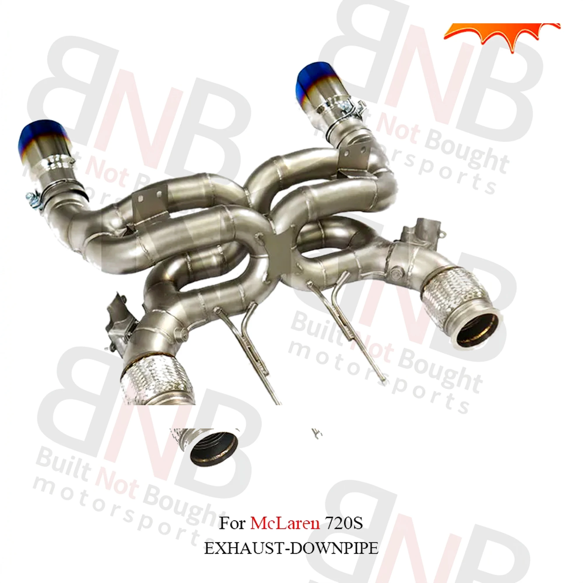 BNB 720S Catback Exhaust System for McLaren 720S 4.0T Stainless Steel
