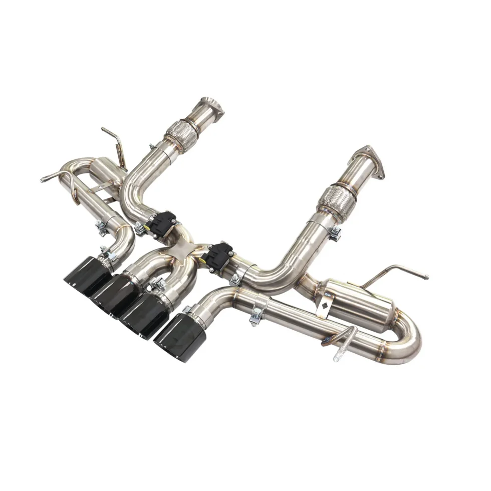 BNB Stainless Steel Catback Exhaust System for Corvette C8 Z06 Valved