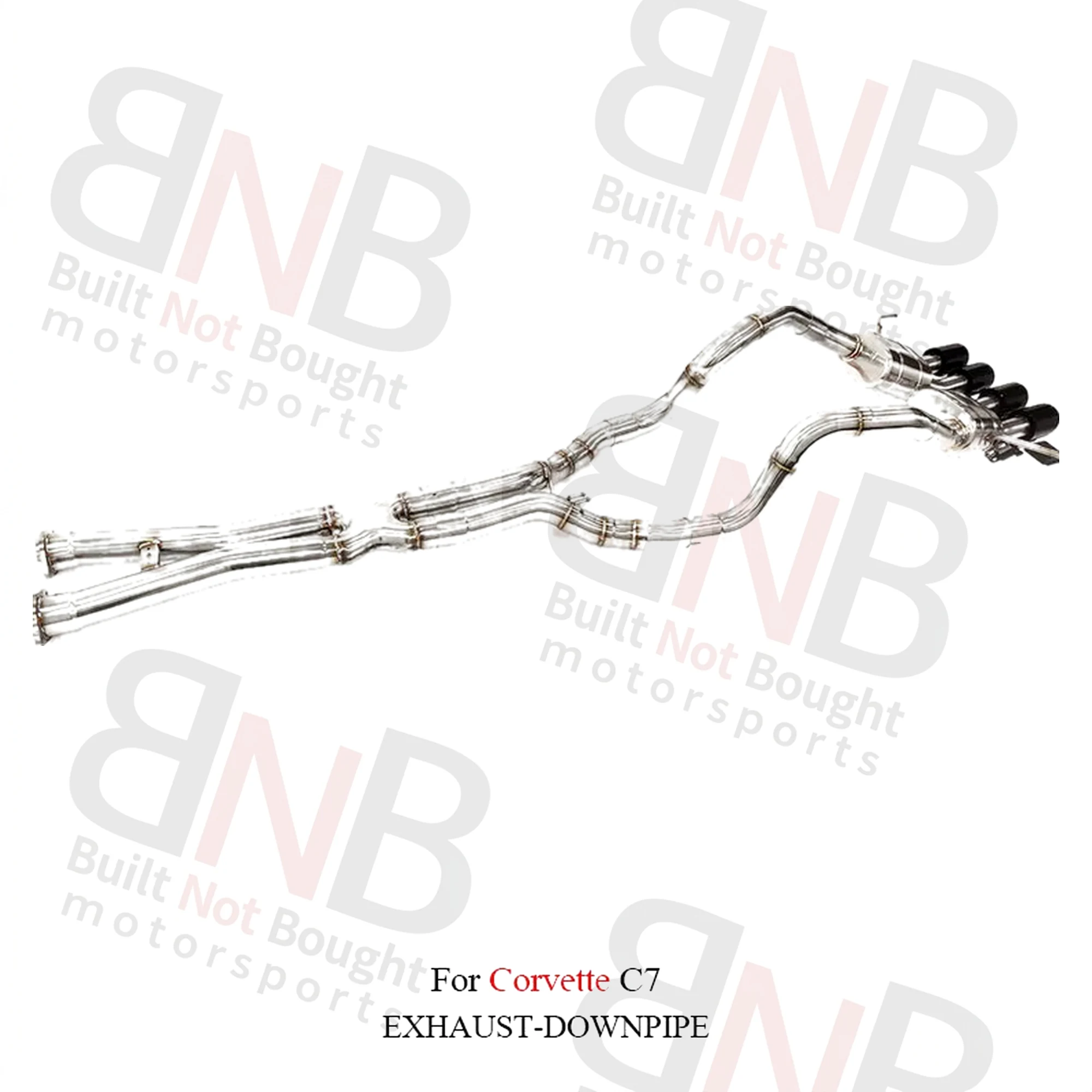 BNB Titaniumz Valved Catback Exhaust Chevrolet Corvette C7 6.2L V8 2014-2019