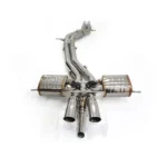 BNB Titaniumz Stainless Steel Exhaust Catback for Lamborghini URUS High Flow Silvery