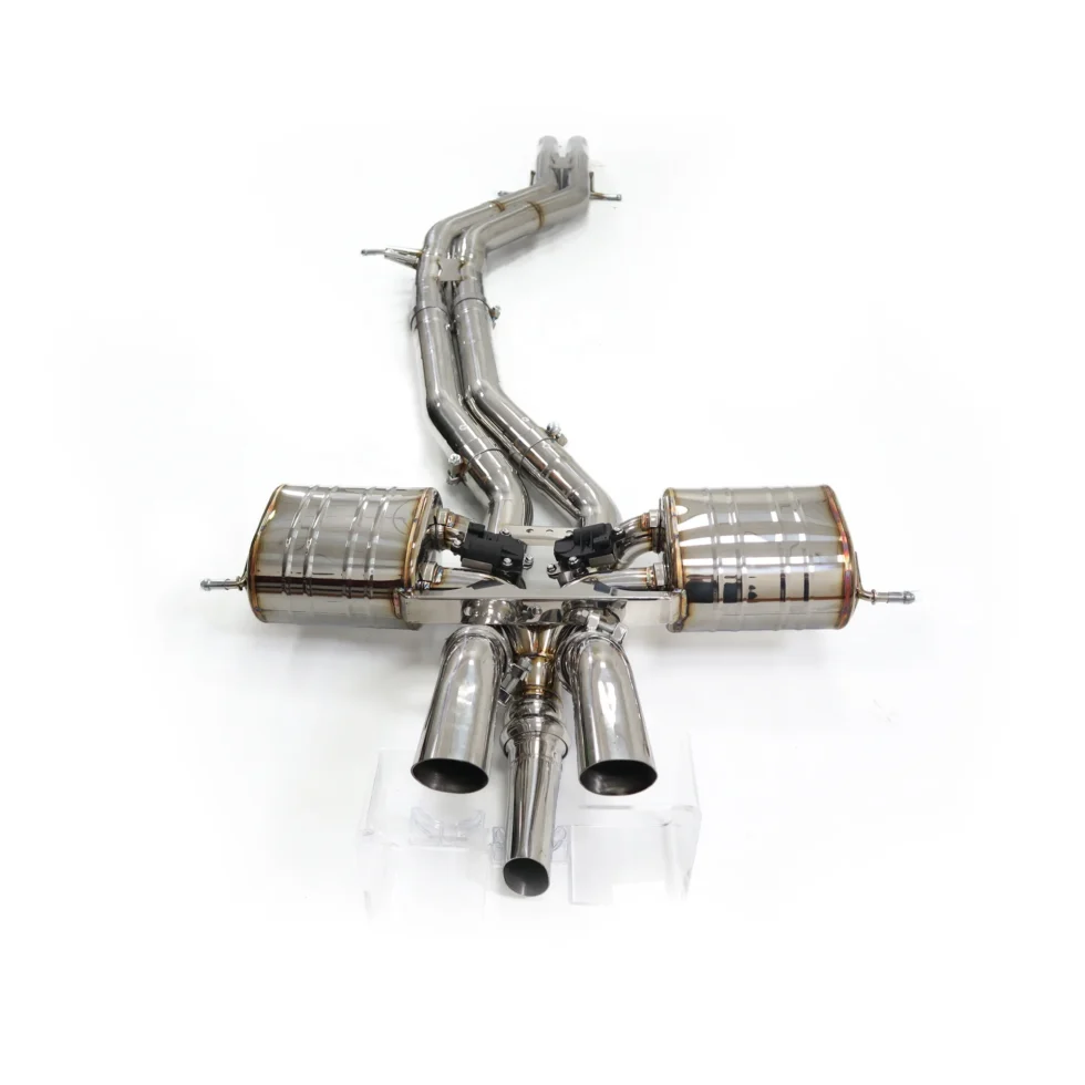 BNB Titaniumz Stainless Steel Exhaust Catback for Lamborghini URUS High Flow Silvery
