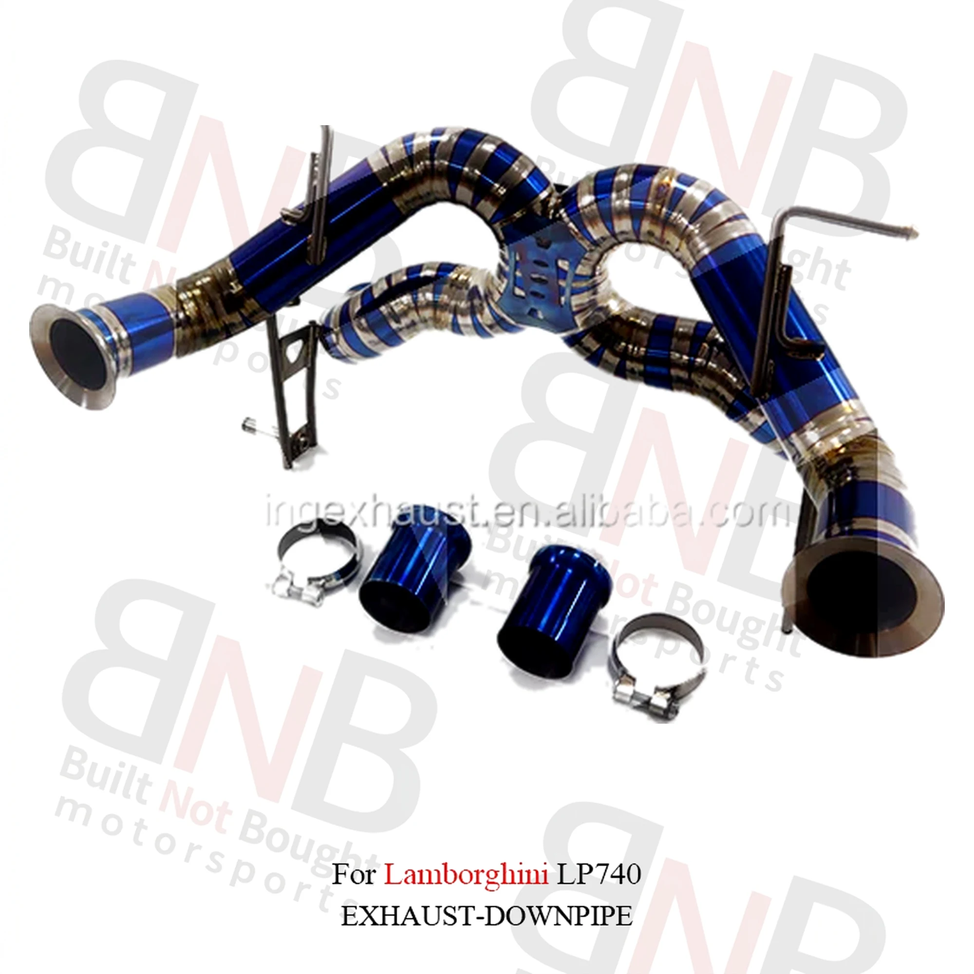 BNB Titaniumz Valvetronic Catback Exhaust System for Lamborghini LP740 SVJ