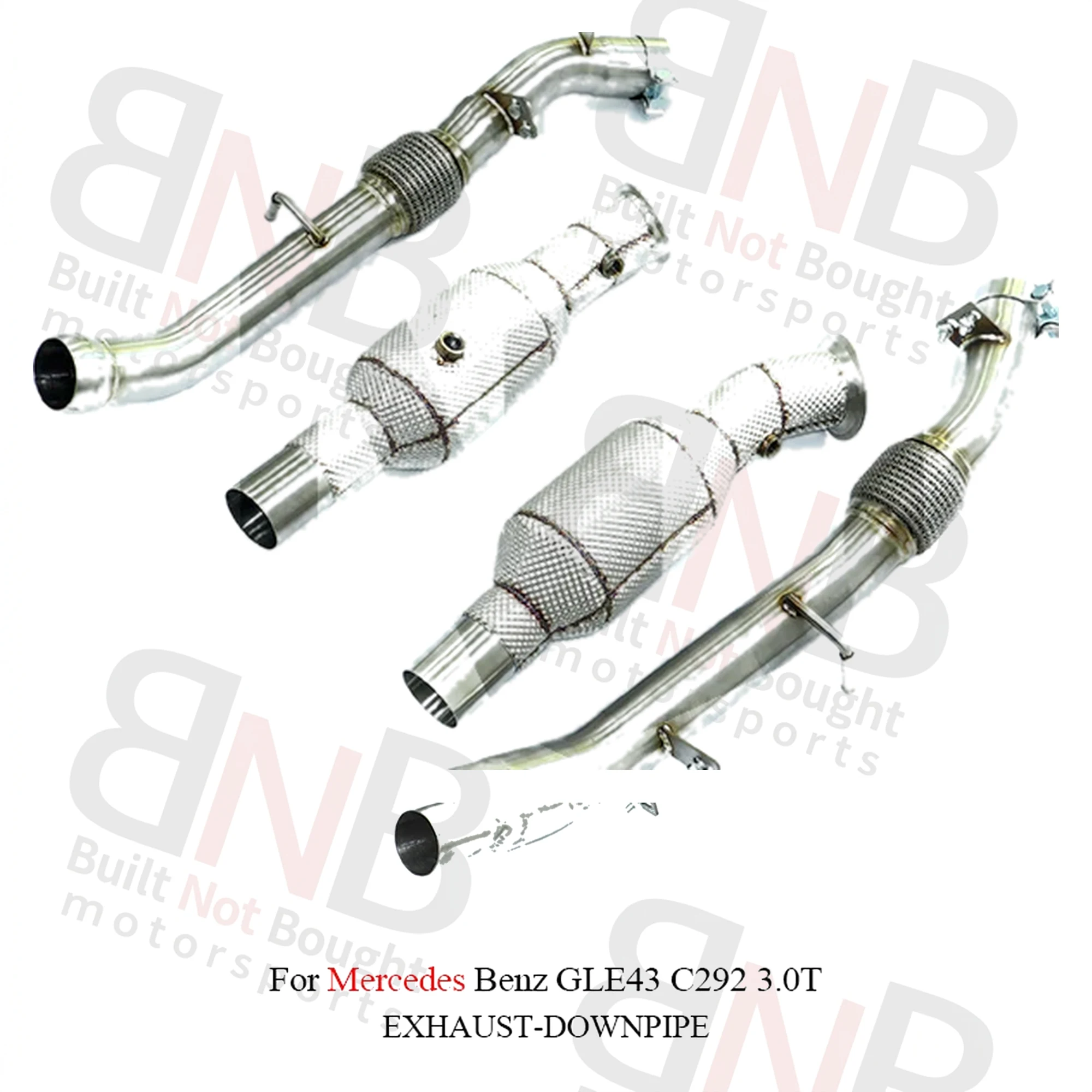 BNB Stainless Steel Downpipe for Mercedes Benz GLE43 C292 3.0T