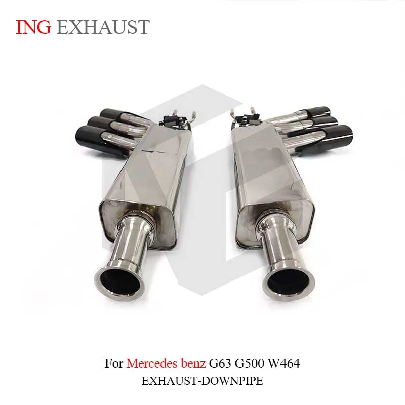 BNB Titaniumz Catback Exhaust System for Mercedes Benz G-Class 120x50x40mm Silvery