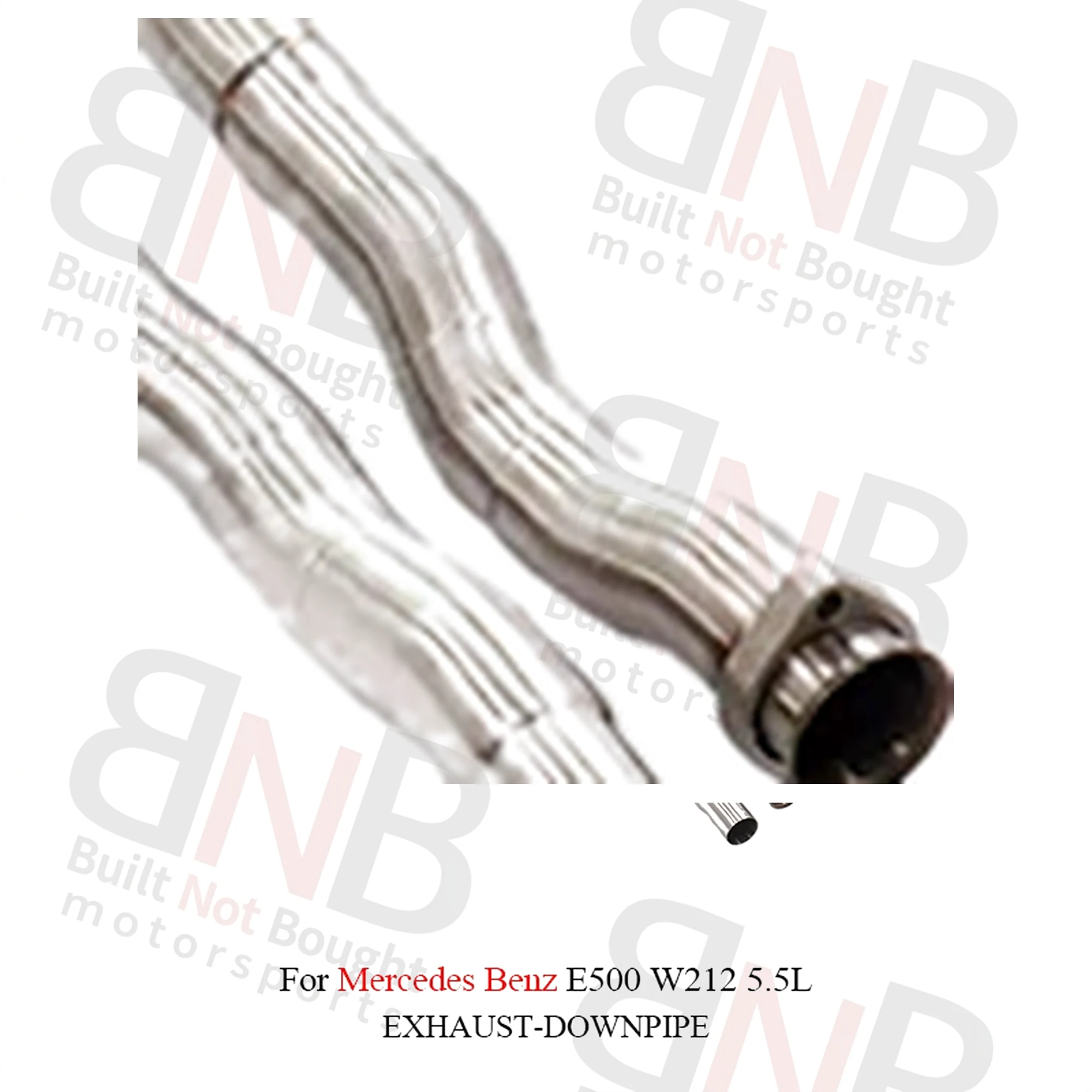 BNB Titaniumz Stainless Steel Exhaust Downpipe Mercedes E500 W212 5.5L