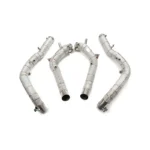 ING High Flow 1.5mm Thick Stainless Steel Exhaust Downpipe Heat Shield for Mercedes Benz G63 W465 (2002-2016) Auto Exhaust