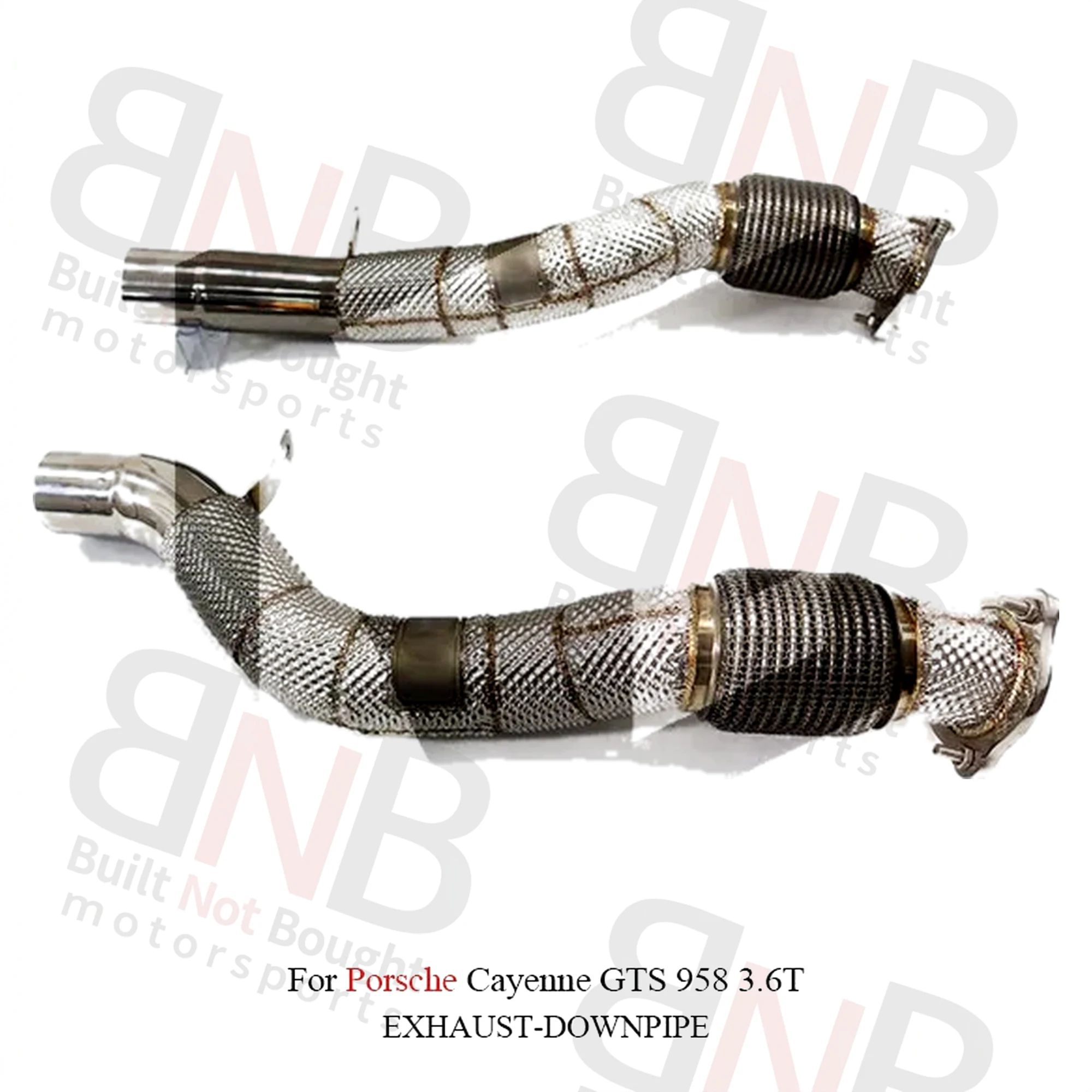 BNB Titaniumz Exhaust Front Tube Heat Shield for Porsche Cayenne GTS 958 3.6L