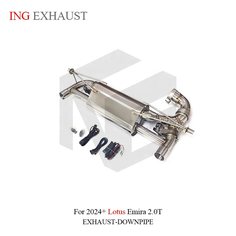 BNB Titaniumz Valved Exhaust Catback Lotus Emira 2.0T 120x50x40cm Silvery