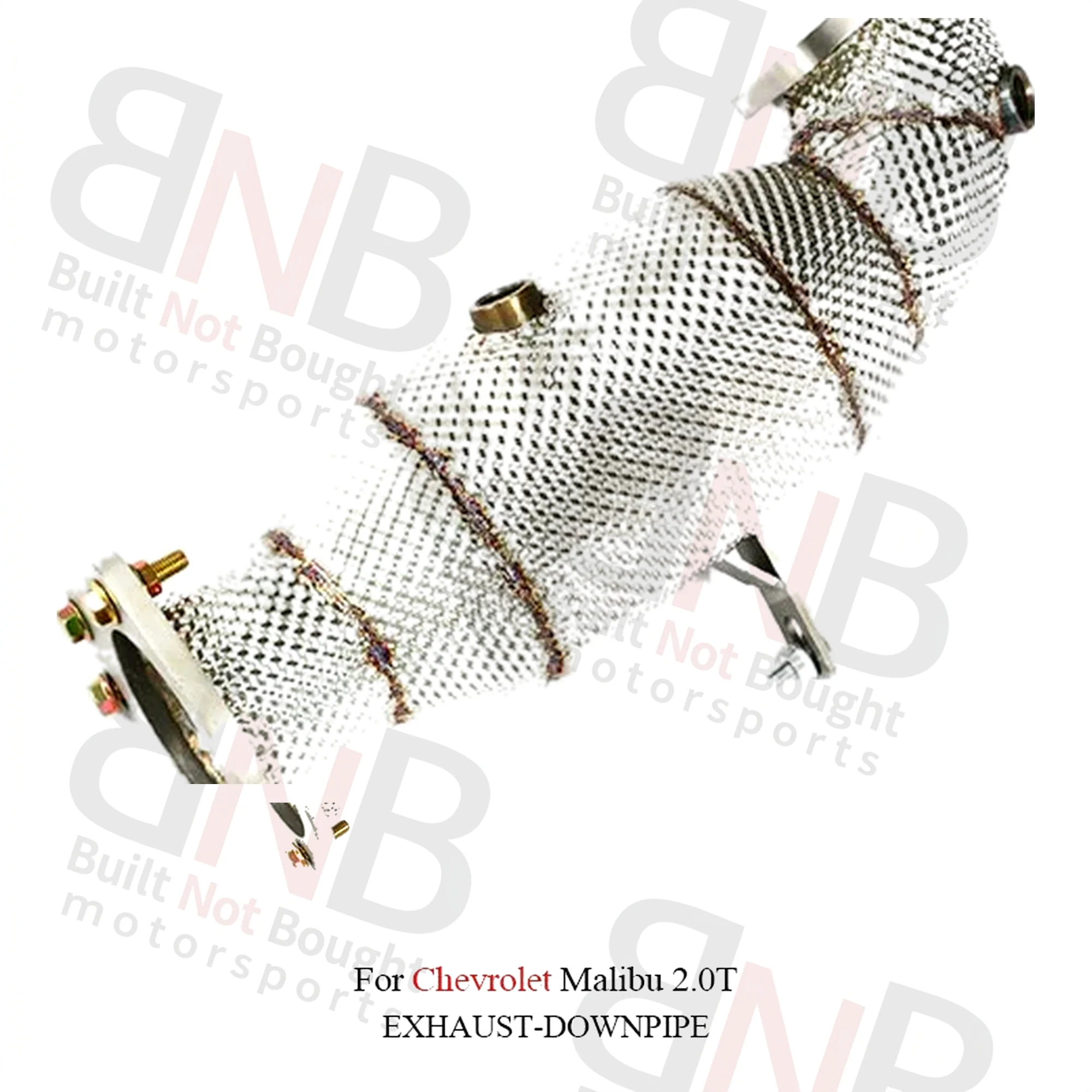BNB Titaniumz Stainless Steel Heat Shield Downpipe for Chevrolet Malibu 2.0T