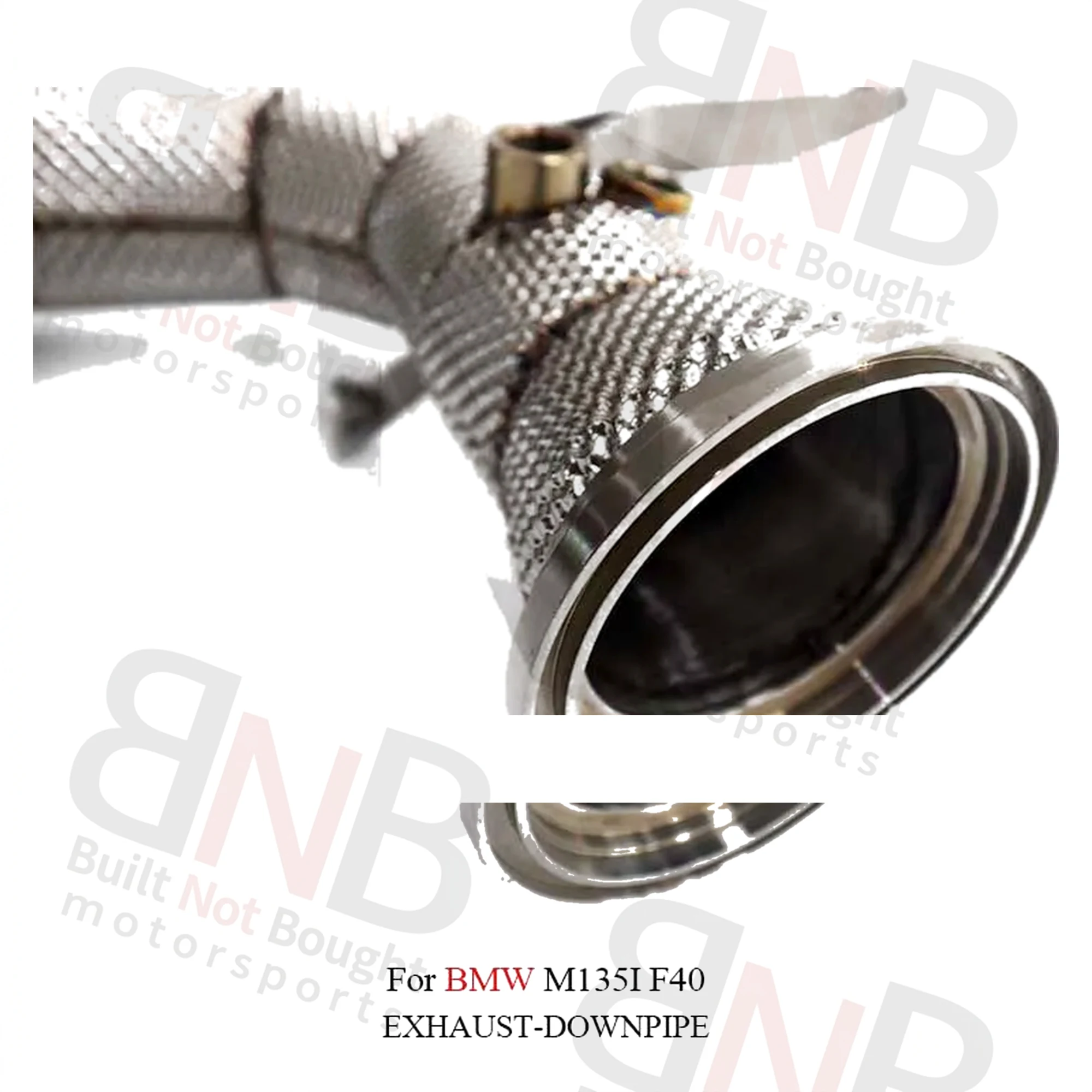 BNB Stainless Steel High Flow Downpipe for BMW M135i F40 Silvery