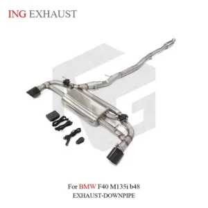 BNB Titaniumz Stainless Steel Valvetronic Cat-Back Exhaust for BMW F40 M135i B48