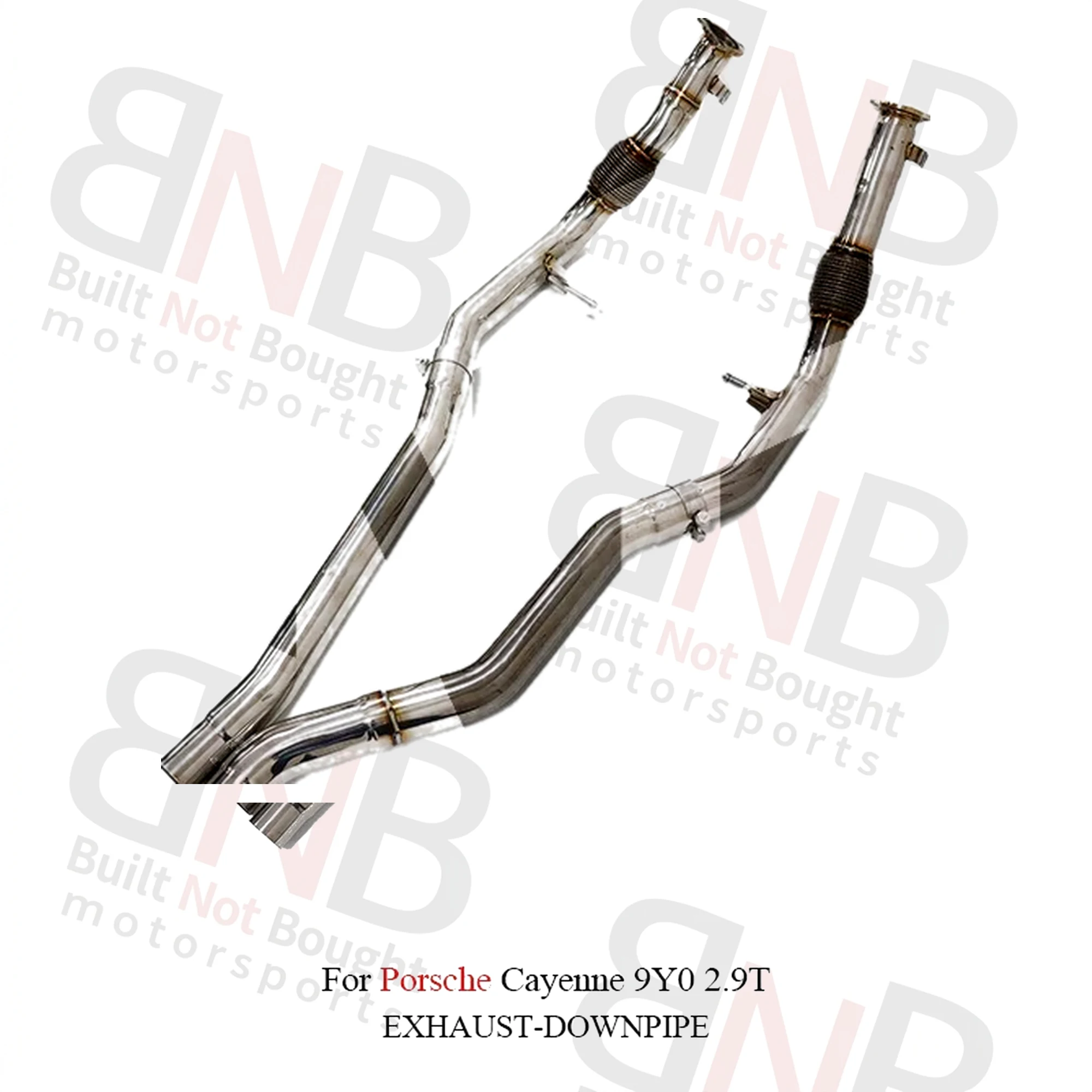 BNB Titaniumz Stainless Steel Exhaust Pipe for Porsche Cayenne 9Y0 2.9T