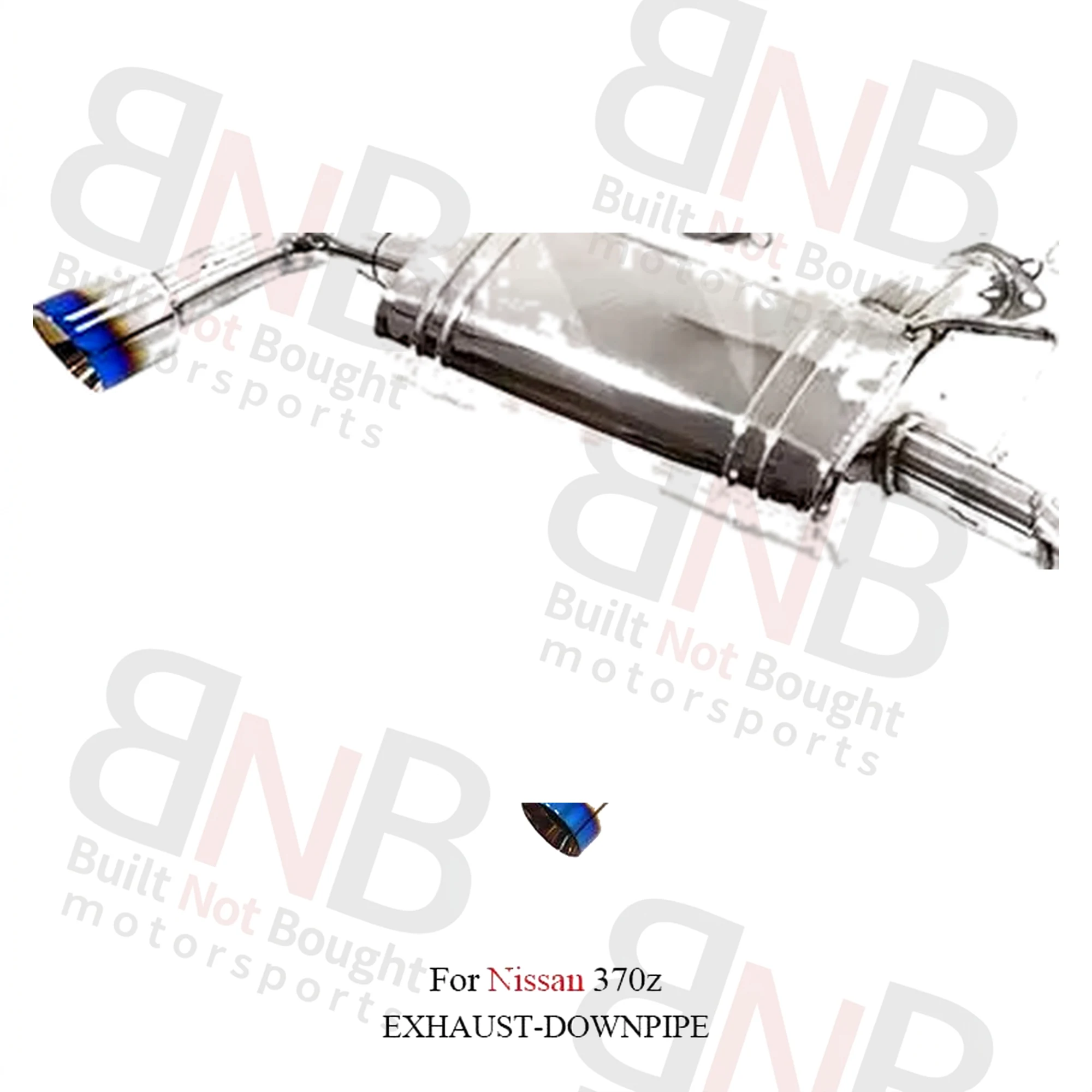 BNB Titaniumz 3.5 SS304 Catback Exhaust Pipe Nissan 350Z/370Z 2003-2006