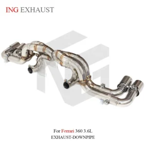 BNB Titaniumz Stainless Steel Cat-Back Exhaust System for Ferrari 360 63mm