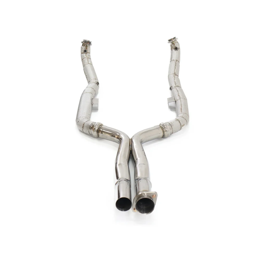 BNB Mercedes Benz E63 W211 Stainless Steel Exhaust Downpipe Straight Pipe
