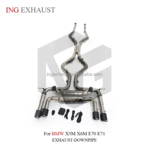 BNB Titaniumz Stainless Steel Catback Exhaust System X5M X6M 4.4T