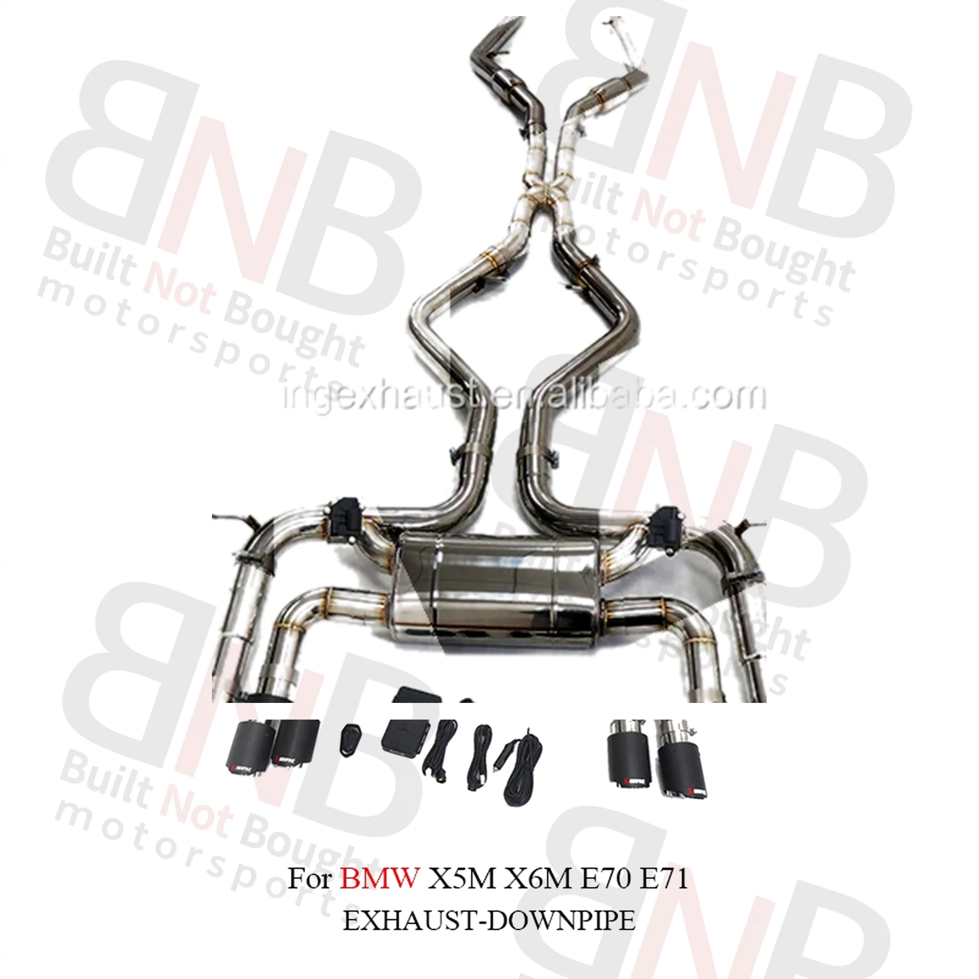 BNB Titaniumz Stainless Steel Catback Exhaust System X5M X6M 4.4T