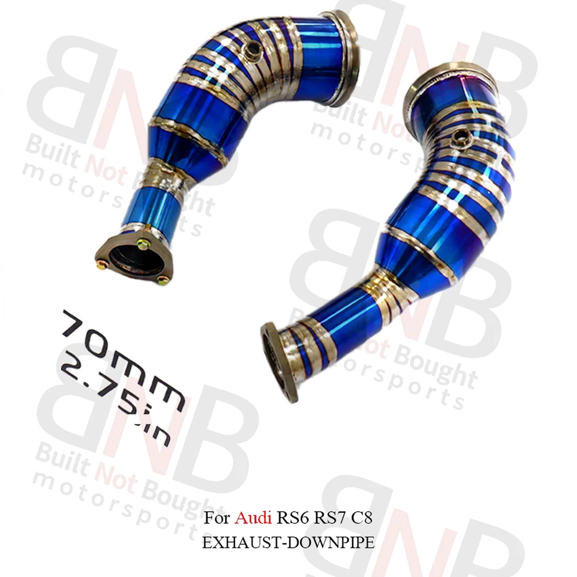 BNB Titaniumz Audi RS6 RS7 C8 4.0T Downpipe Exhaust System