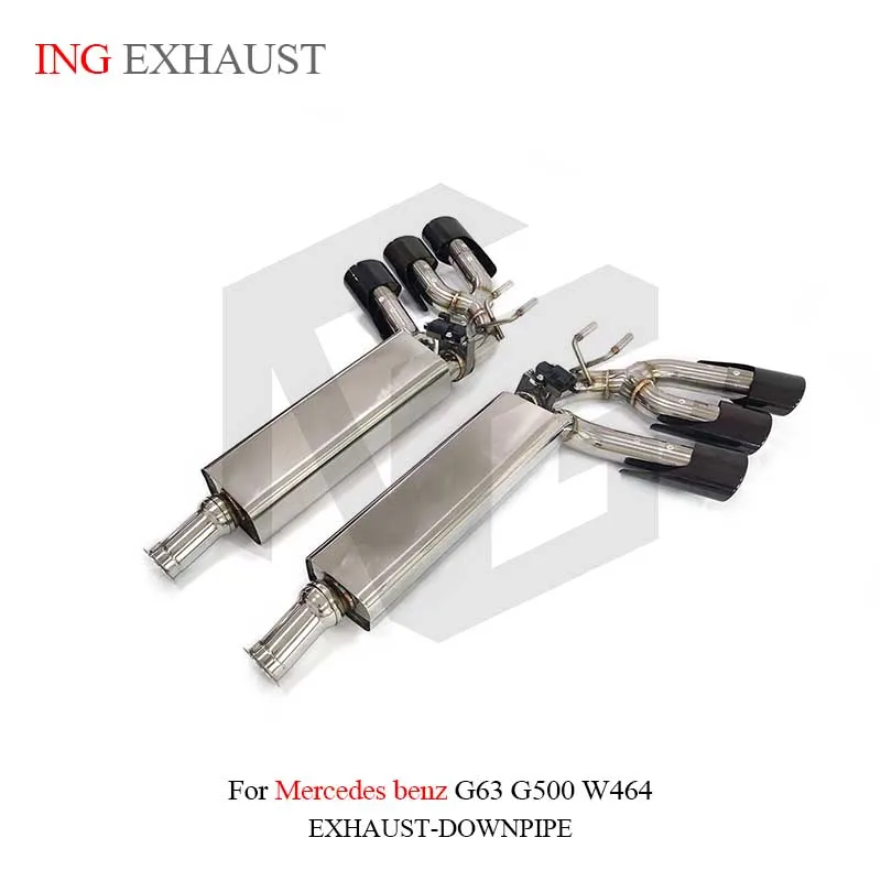 BNB Titaniumz Catback Exhaust System for Mercedes Benz G-Class 120x50x40mm Silvery