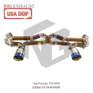 BNB Titaniumz Porsche 718 GT4 Titanium Exhaust System Valve
