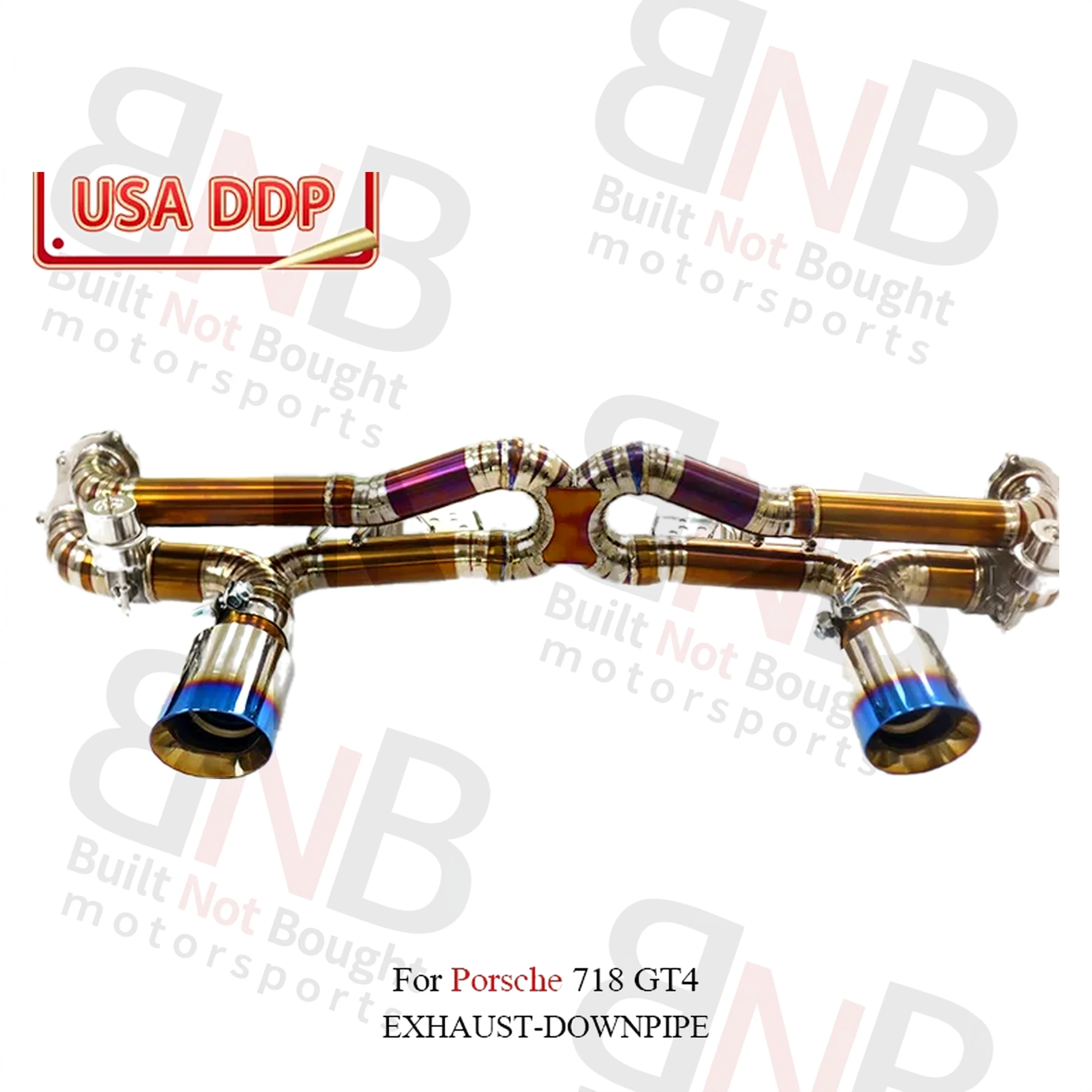 BNB Titaniumz Porsche 718 GT4 Titanium Exhaust System Valve