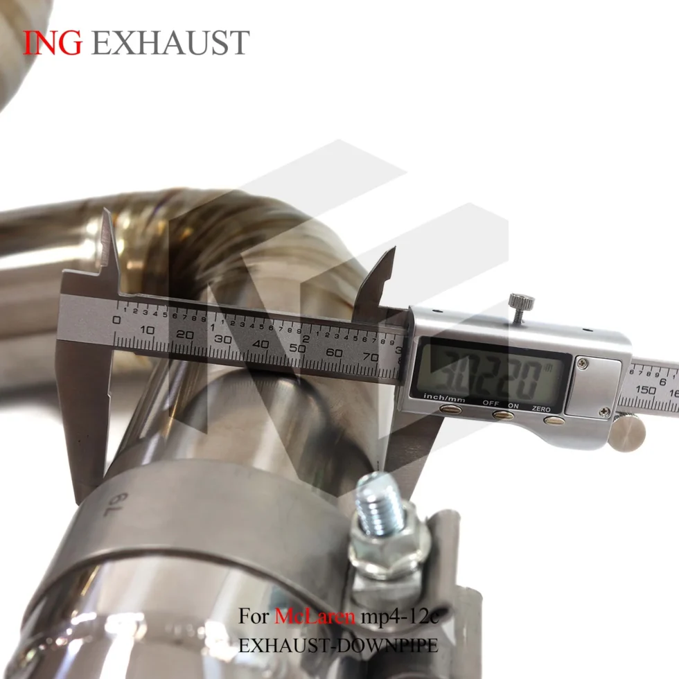 BNB Titaniumz Catback Exhaust for McLaren MP4-12C Titanium 120*60*50