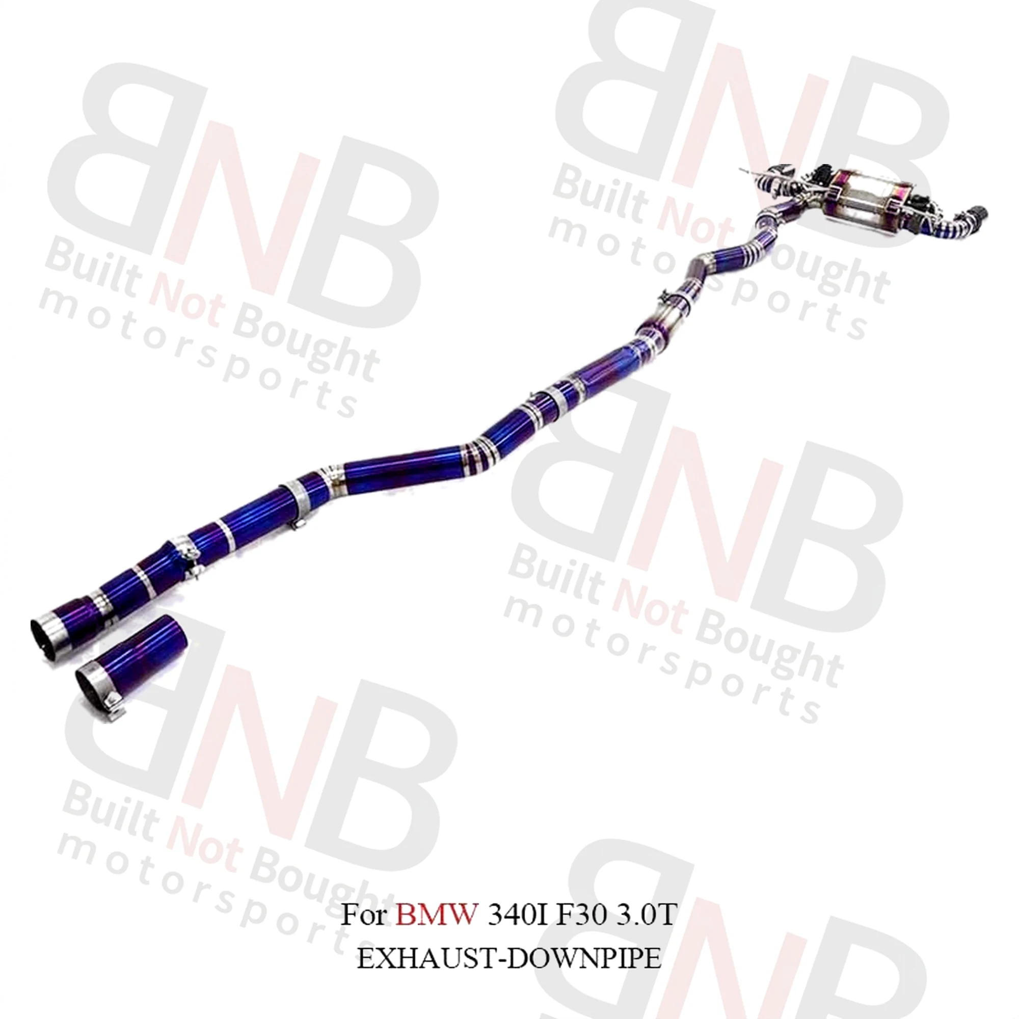 BNB Titaniumz Catback Exhaust System for BMW 340i F30 3.0T